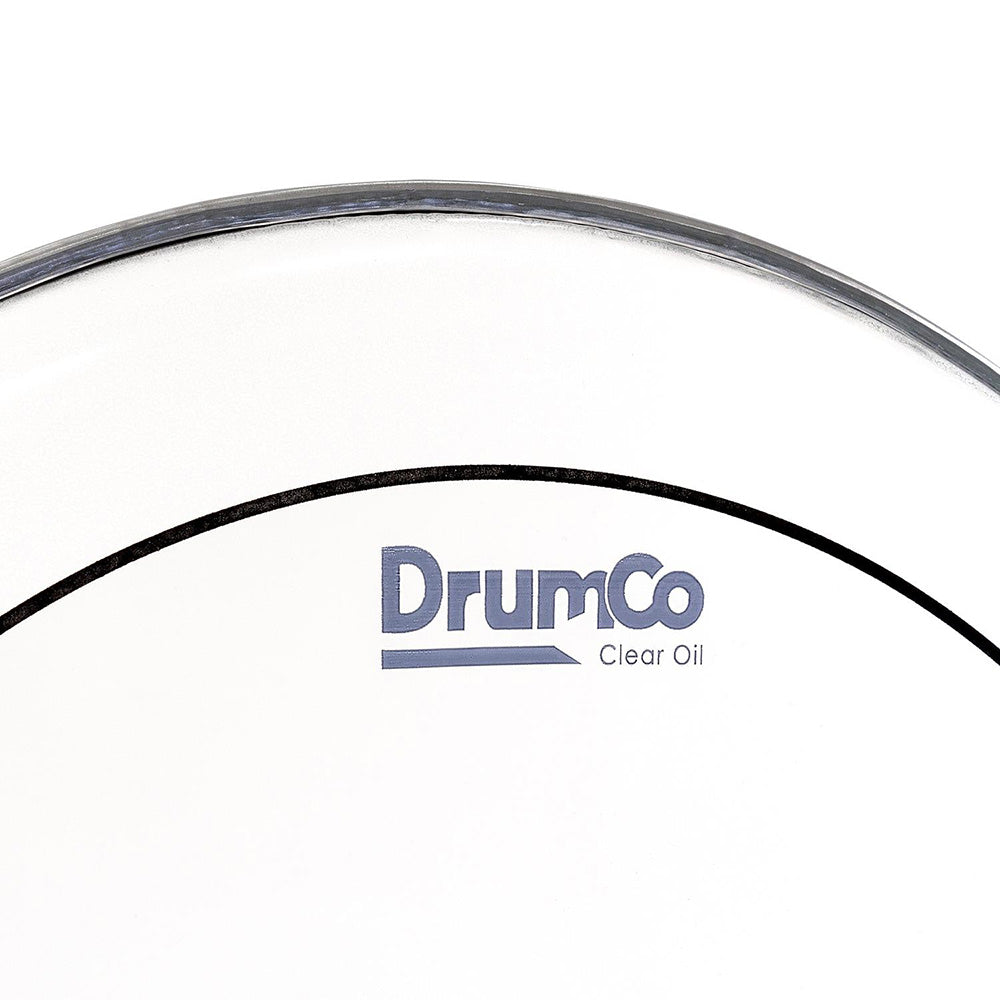 DrumCo DR-18CDPO 18" Clear Double Ply Oil Bass DrumHead-accessories-Drumco-Hermes Music